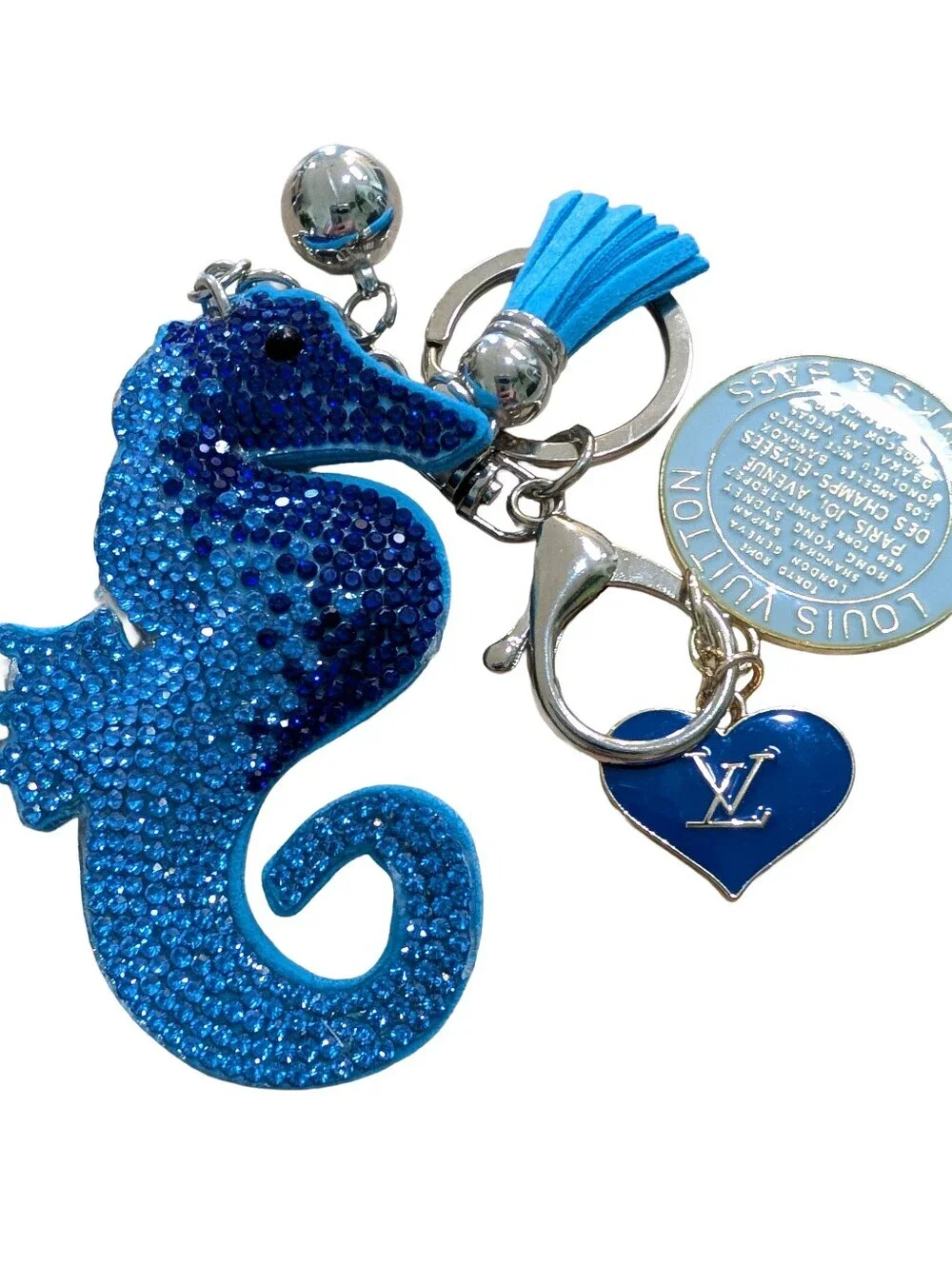 Louis Vuitton Trunks & Bags Charm 35mm (1) & (1) Louis Vuitton Heart Charm